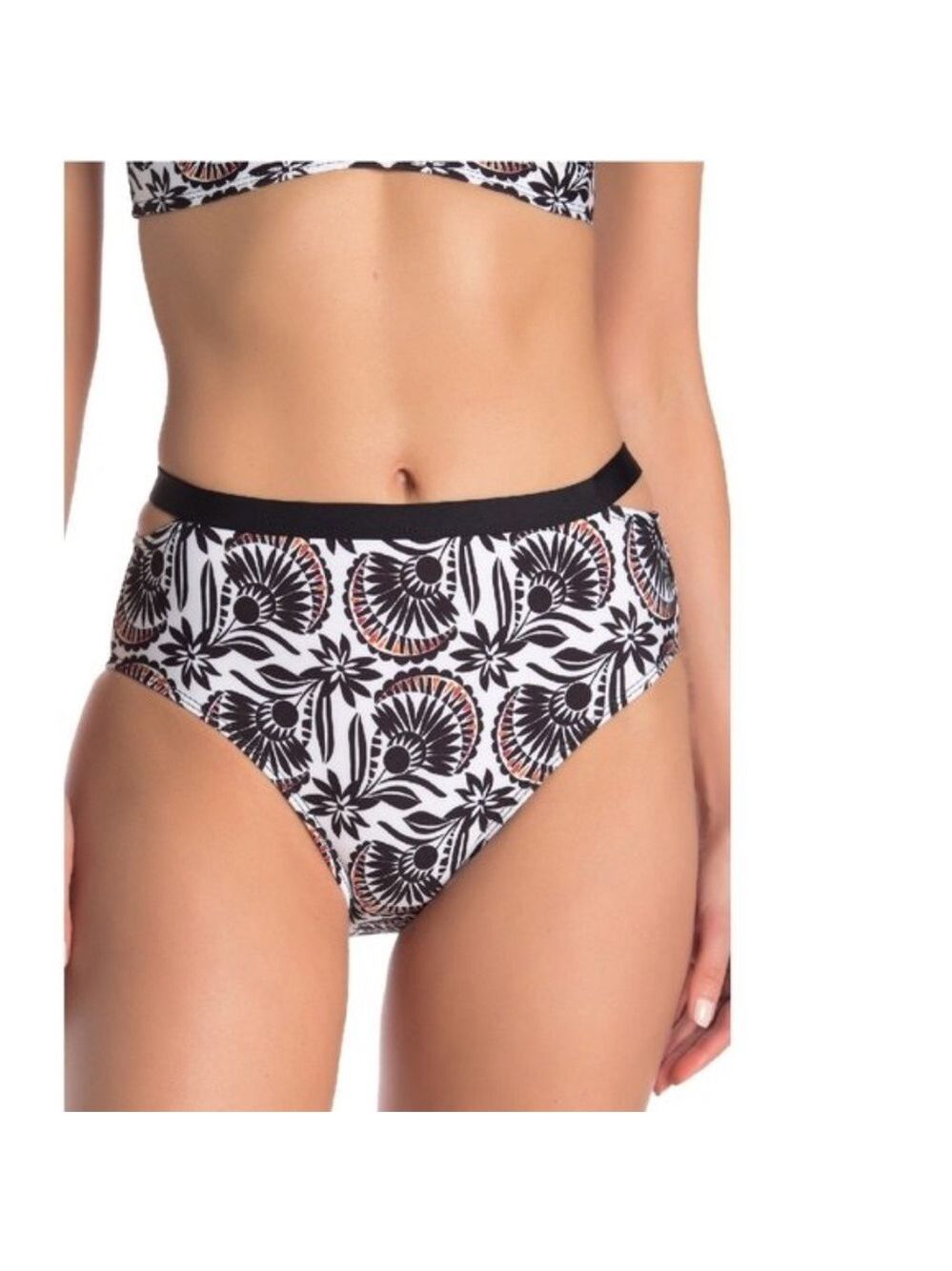 NWOT Ella Moss High Waist Swim Bikini Bottom